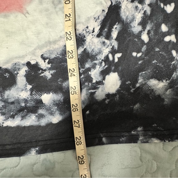 Tie Dye Nope Not Today Plus Size 2X Womens VNeck Tee - Picture 6 of 7